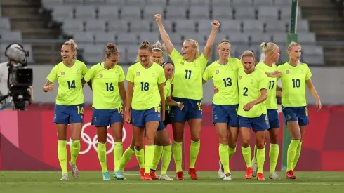 Las suecas festejaron en Tokio.