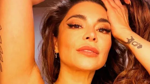 Antonella Ríos con los resultados ya a la vista.