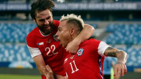 Ben Brereton y Eduardo Vargas anduvieron bien como dupla ofensiva de la selección chilena en la Copa América