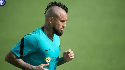 Vidal volvió a los trabajos en Inter