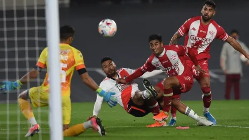 Ante Unión de Santa Fe, Paulo Díaz anotó su cuarto gol con la camiseta de River Plate.