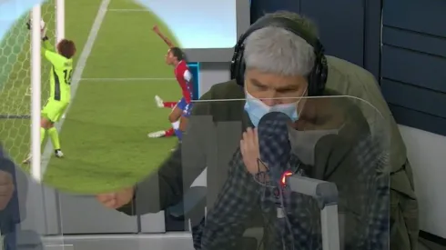 Guarello cree que fue gol de Chile, pero le falta la imagen clara.