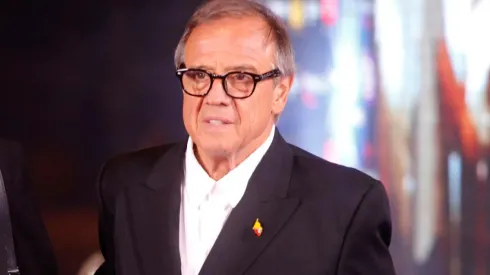 Mauricio Pesutic en la alfombra roja de la obra Sres. Papis, en 2017.