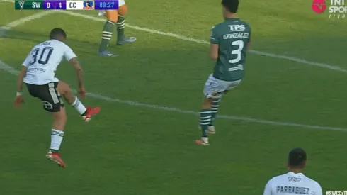 Jara anotó el 0-4 de Colo Colo ante Wanderers