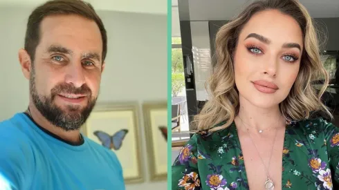 El doctor Cristian Arriagada y la actriz Daniela Nicolás.