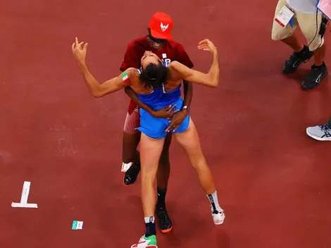 ¡Hasta las lágrimas! Emotivo doble oro entre Tamberi y Barshim