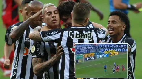 Edu Vargas marcó de penal para el Atlético Mineiro