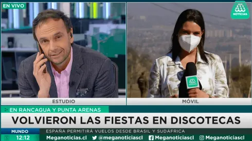 El momento en que Rodrigo Sepúlveda llamó a su señora en Meganoticias.