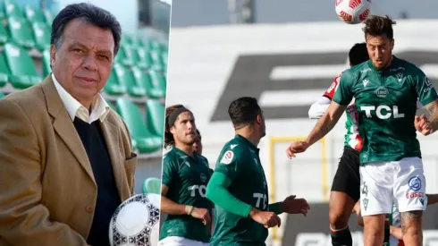 Elías Figueroa motiva a los jugadores de Santiago Wanderers.