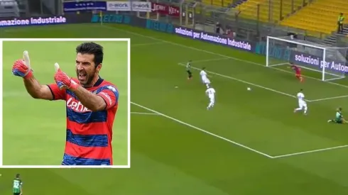 Buffon se lució con atajada contra el Sassuolo
