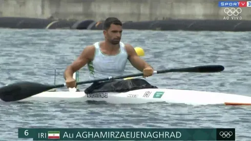 Aghamirzaeijenaghrad representa a Irán en el canotaje