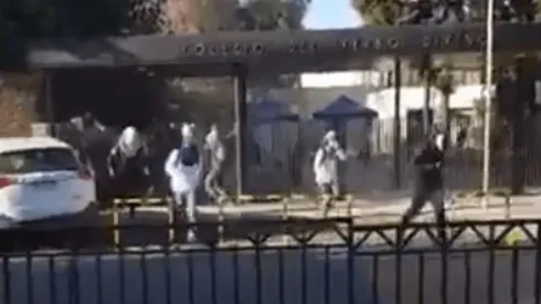 Estudiantes del Verbo Divino protagonizan disturbios en el colegio