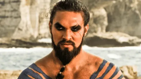 Jason Momoa como Khal Drogo en Game of Thrones.