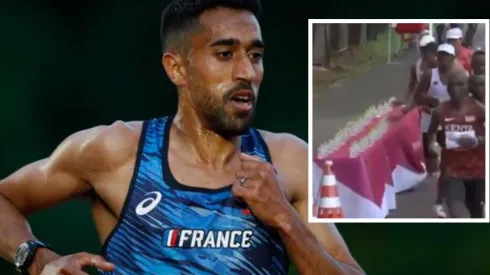 El francés Morhad Amdouni fue criticado en redes sociales