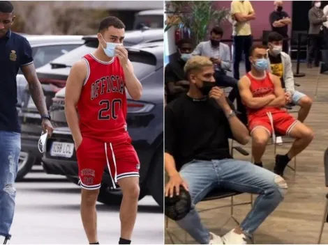 ¡De Chicago Bulls! Así llegó compañero de Messi a su despedida