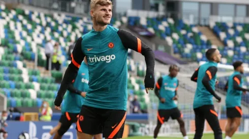 Timo Werner se prepara para la Supercopa de Europa de este miércoles