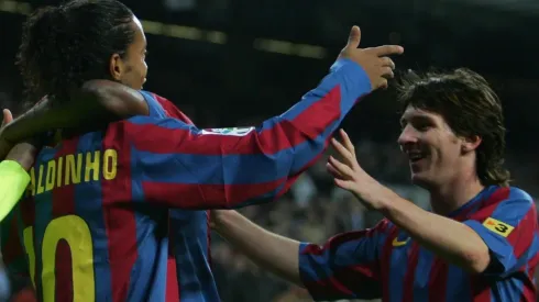 Lionel Messi y Ronaldinho comparten una gran amistad.