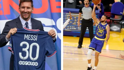 Stephen Curry y Lionel Messi con el mismo dorsal.