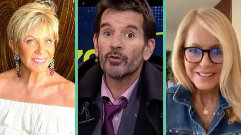 Raquel Argandoña, Vasco Moulián y Cecilia Bolocco.