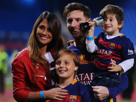 Antonella Roccuzzo ni ahí con el FC Barcelona