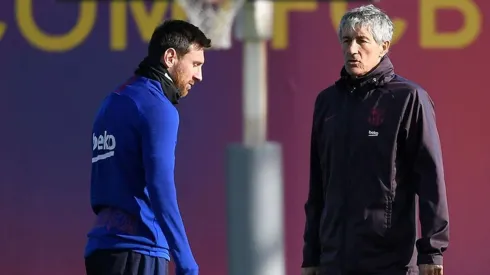 Quique Setién dirigió al Barcelona en 2020