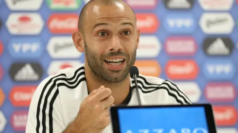 Javier Mascherano se encuentra actualmente trabajando en la AFA.