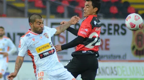 Nicolás Maturana en el partido de Cobreloa ante Rangers.