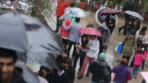 Lluvias en Santiago