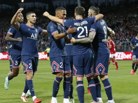 PSG sufre pero gana gracias a golazos de Mbappé y Di María