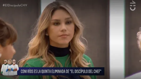 Constanza Ríos en su despedida de El Discípulo del Chef.