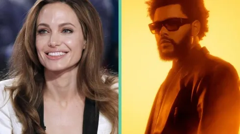 Angelina Jolie y The Weeknd.