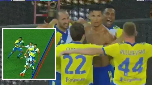 Cristiano pudo cambiar el marcador en los descuentos, pero el VAR no lo quiso así.
