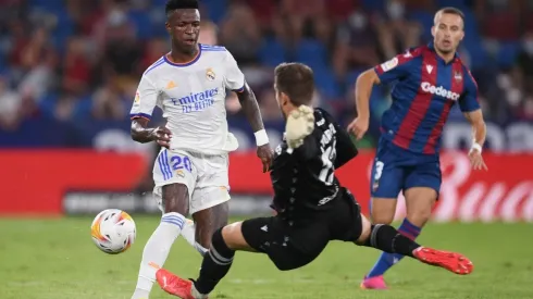 Vinicius fue la figura del empate del Madrid ante Levante por La Liga.