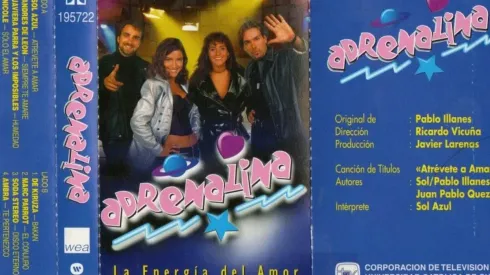 La clásica banda sonora de Adrenalina se editó en cassette en 1996.