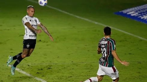 Vargas sumó minutos en el empate ante Fluminense