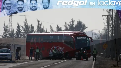 El bus de la selección chilena aún no parte con destino a las tres jornadas que le esperan por las Eliminatorias Sudamericanas para el Mundial de Qatar 2022.