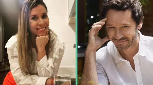 Cecilia Gutiérrez junto a Benjamín Vicuña.