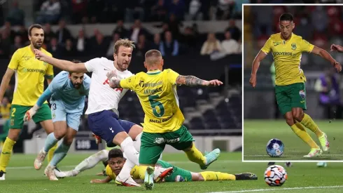 Harry Kane y Juan Delgado se enfrentaron en Londres