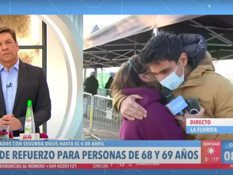 Viuda de ex trabajador de CHV provoca emotivo momento al aire