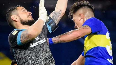 Gabriel Arias y Eugenio Mena fueron titulares en Racing ante Boca. El arquero fue figura. Ahora se suman a la Roja para las Eliminatorias.