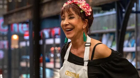 Cristina Tocco en sus momentos finales en Masterchef Celebrity.