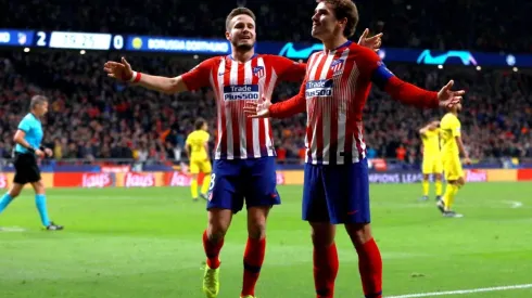 Saúl Ñíguez y Antoine Griezmann en el Atlético de Madrid