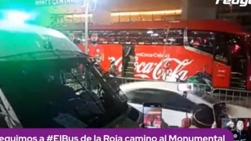 RedGol sigue el bus de la Roja camino al estadio Monumental para enfrentar a Brasil.