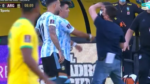 Argentina y Brasil suspendieron el partido ante la aparición de las autoridades