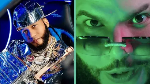 El Alfa y Farruko en el video de CURAZAO.