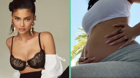 Kylie Jenner confirma embarazo y se muestra con su vientre abultado.
