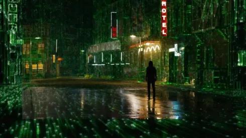 Neo nuevamente está perdido en la matriz, en The Matrix Resurrections.