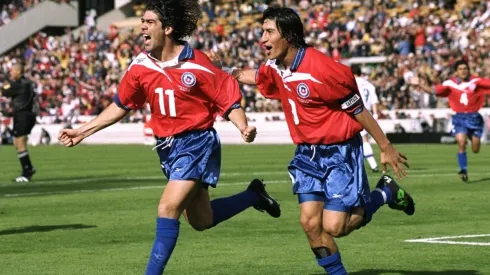 Marcelo Salas e Iván Zamorano fueron letales en la Eliminatoria para el Mundial de Francia 1998, anotando 11 y 12 tantos, respectivamente. Foto: Getty Images