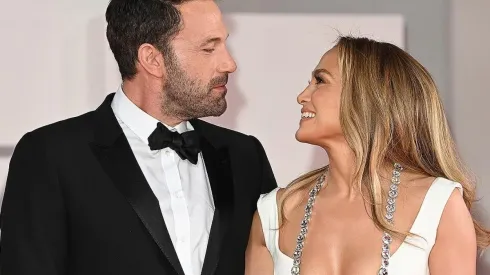 Ben Affleck y Jennifer Lopez en el Festival de Cine de Venecia.