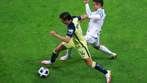 Nicolás Díaz fue titular ante América y recibió una amarilla.